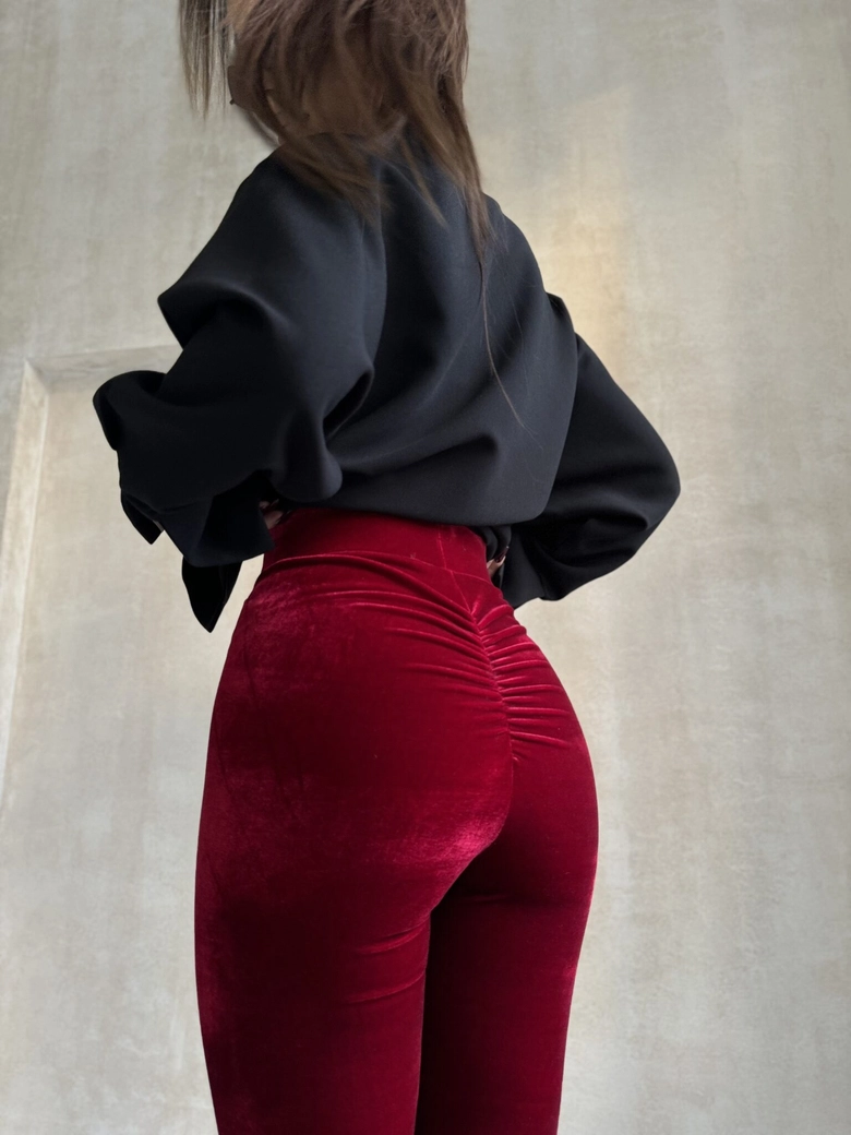 Legginsy VESPER czerwone G18751