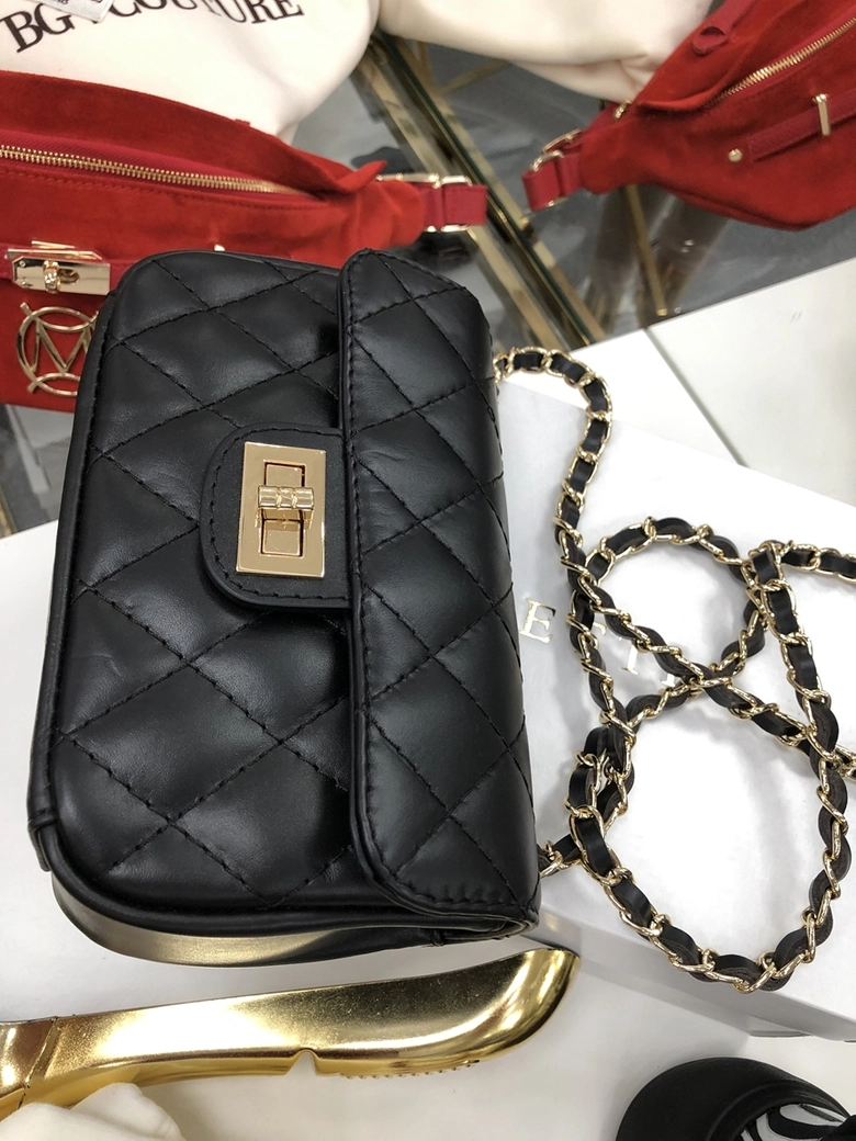 Torba pikowana czarna Ting J212