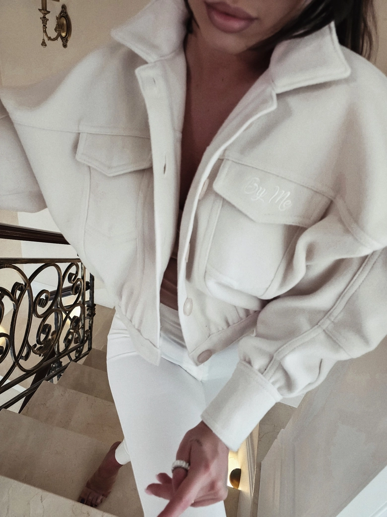 Kurtka MODERN – ecru W16546