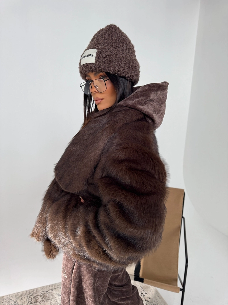 Kurtka FUZZY czekolada