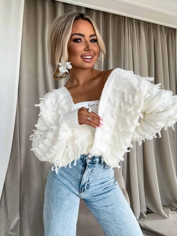 Sweter LIZZY – ecru