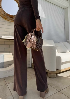 Spodnie LAMIA – czekoladowa