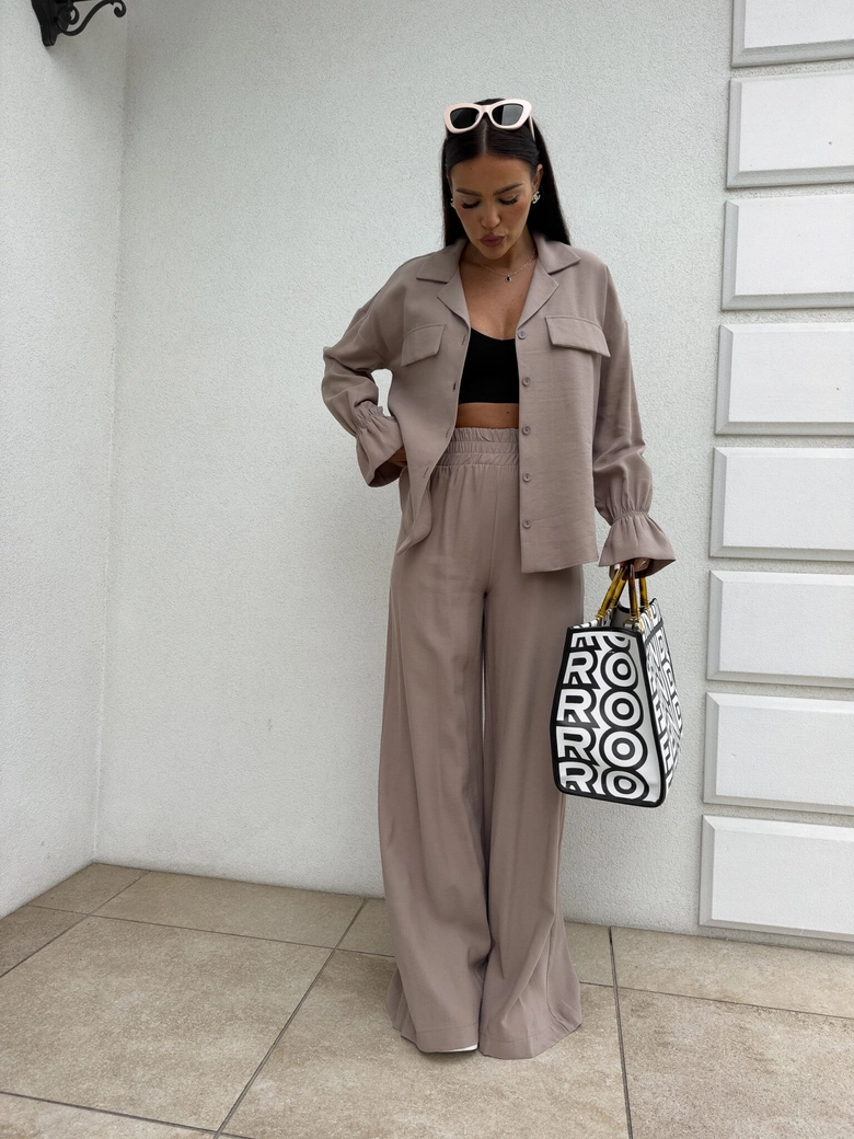 Koszula KEILA - beżowa