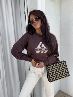 Bluza LUXIT – czekoladowa