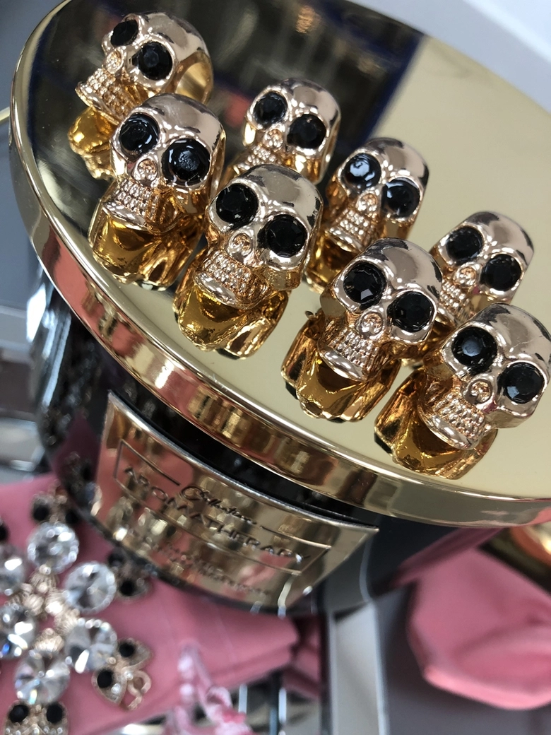 Charms zawieszka ozdoba do butów czaszka X005