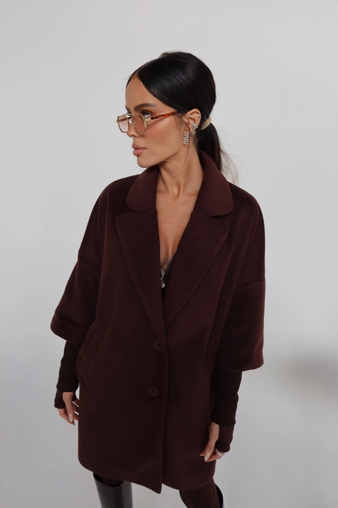 Płaszcz ETERNAL czekolada