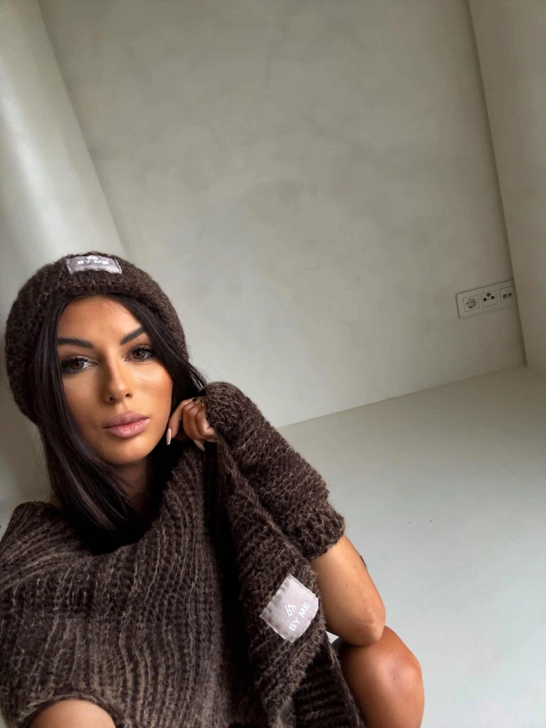 Komplet ALASKA - czekoladowy