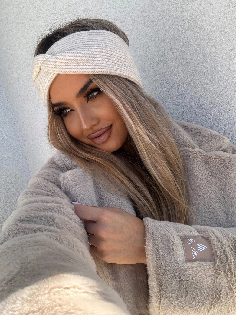 Opaska CATI - jasny beż BYME17999