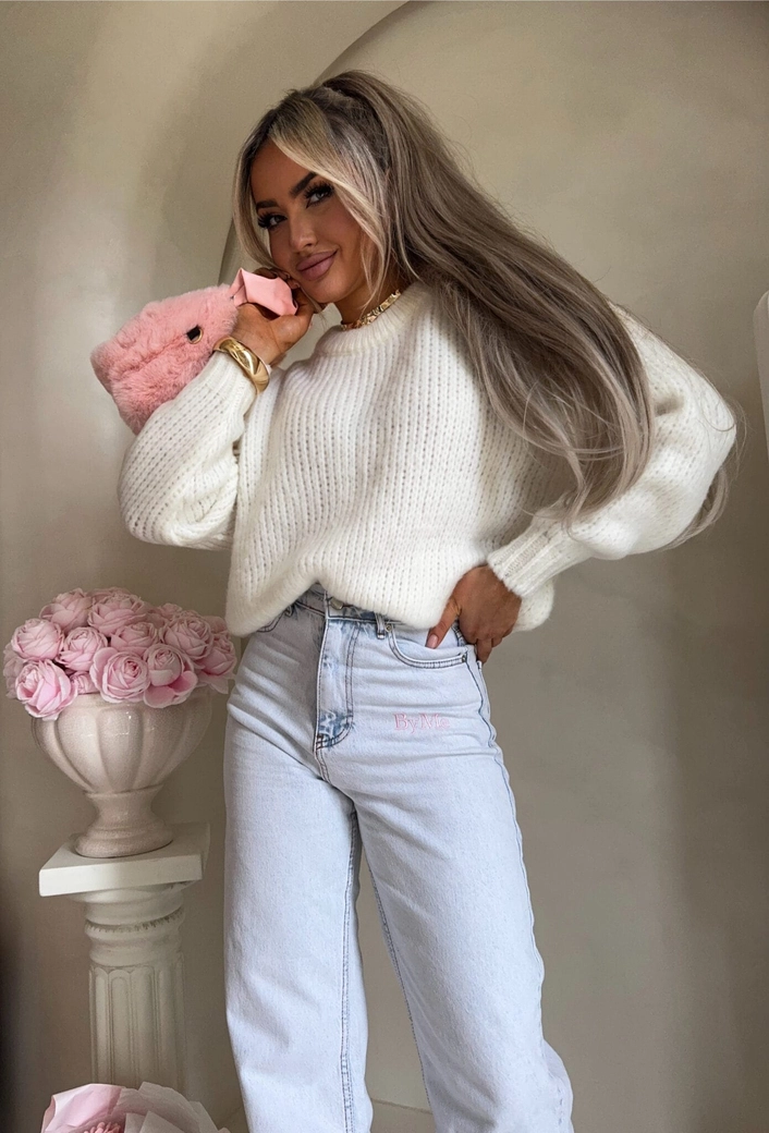 Sweter LEGEND – ecru