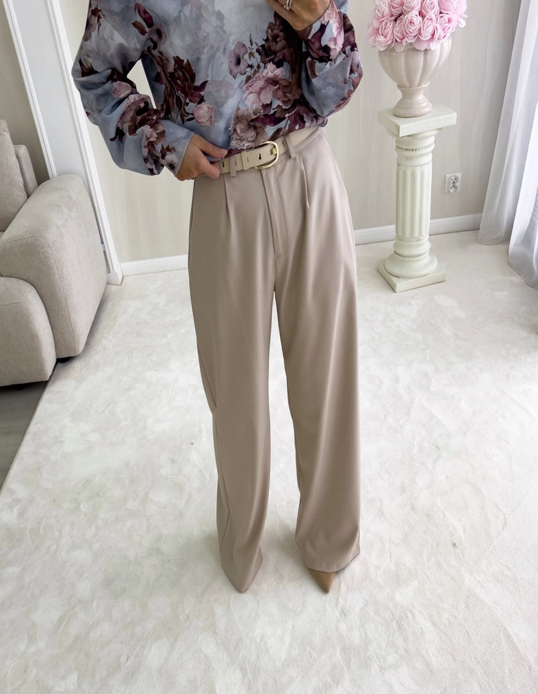 Spodnie SIMPLE - beżowe T19211