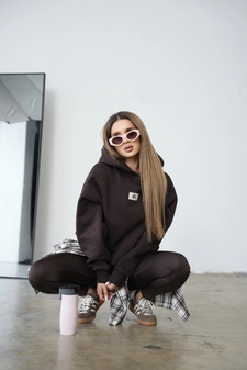 Bluza damska BG Bebe | gorzka czekolada