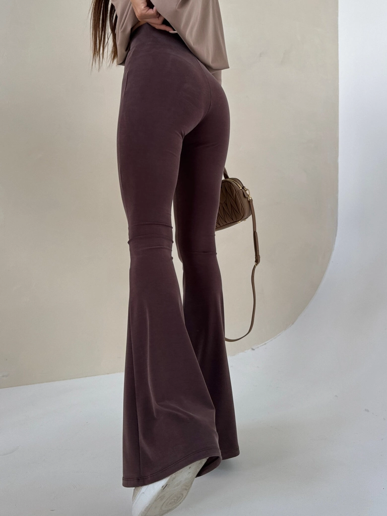 Legginsy BLESSED czekolada