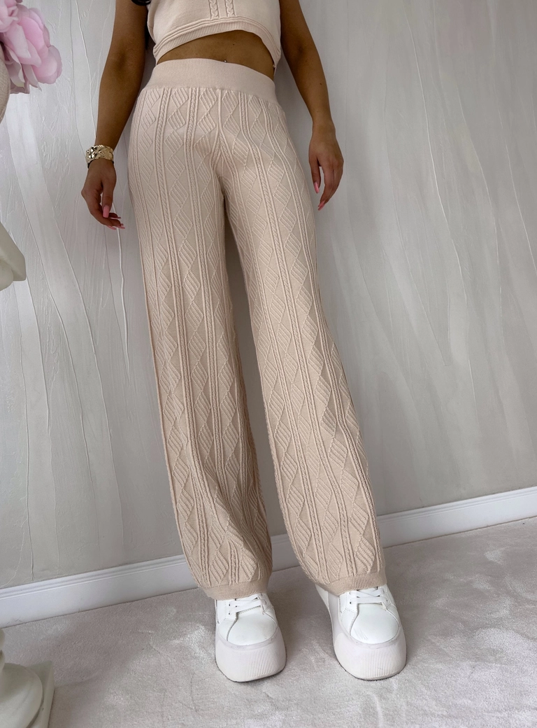 Spodnie SAMIRA - jasny beż