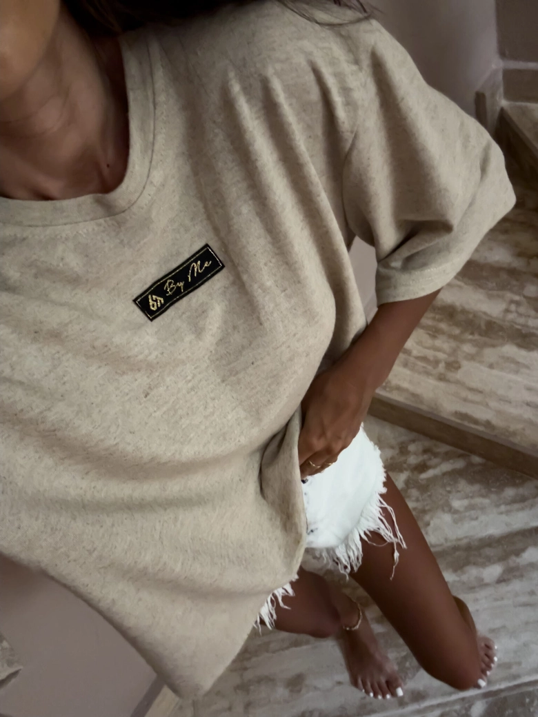 Bluzka T-shirt MARMARIS - beżowa