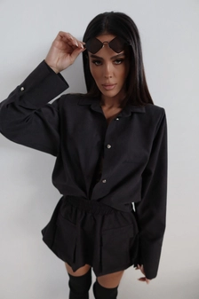 Koszula VELVET czarna