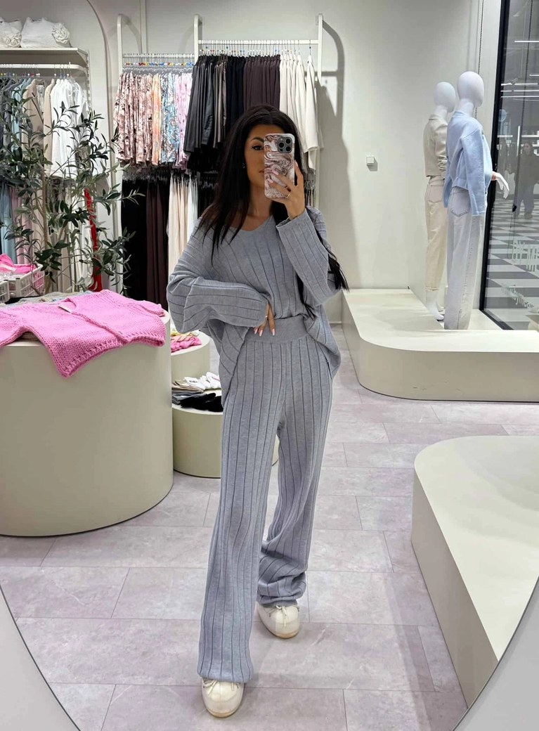 Komplet CANDICE – szary