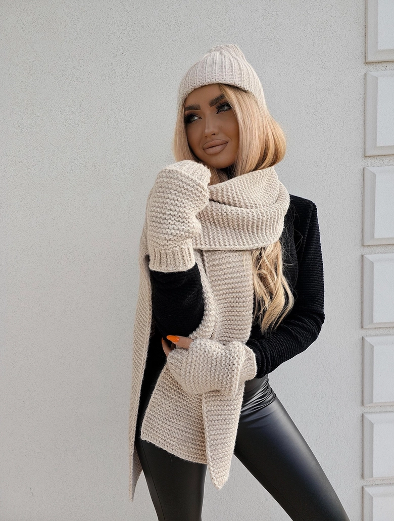 Komplet ALASKA - beżowy N17989