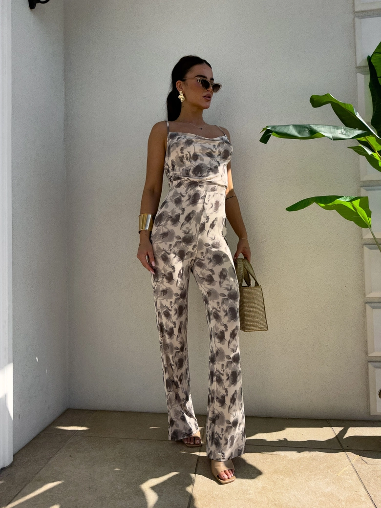 Kombinezon LUXURY – szaro-beż