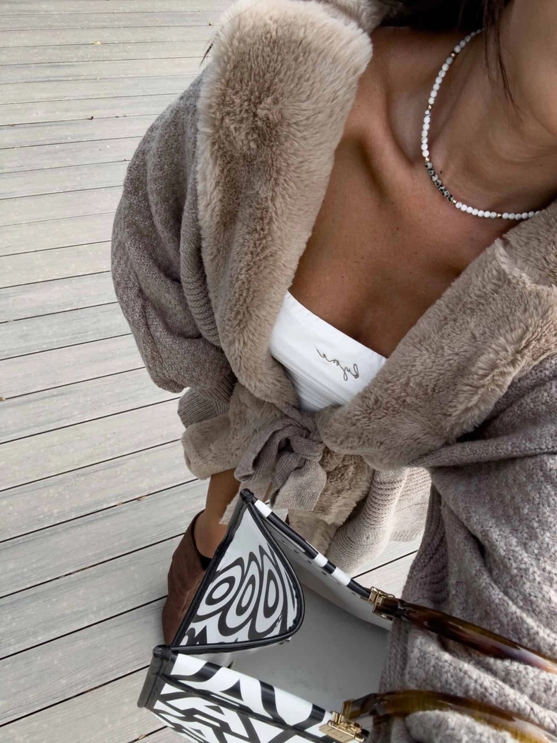 Kardigan DREAM - mokka