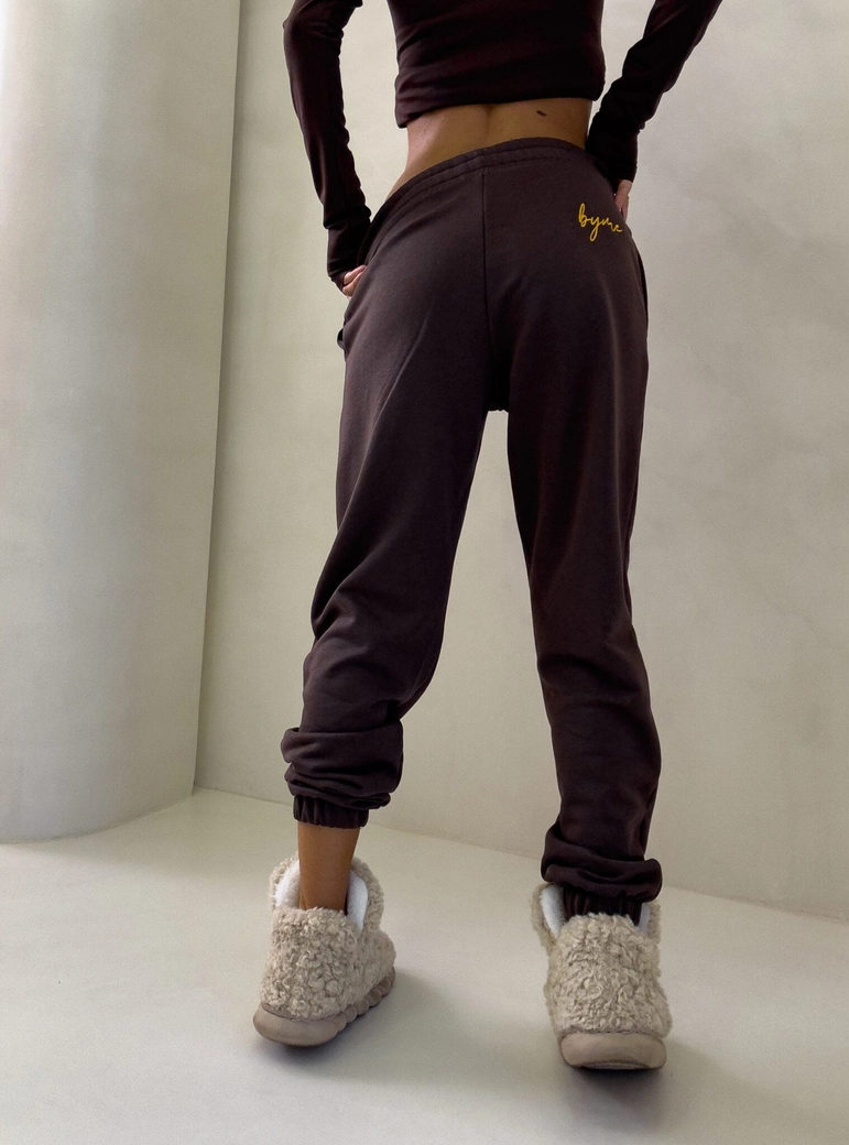 Spodnie DUO – czekoladowe