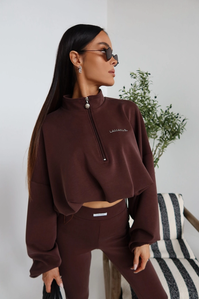 Bluza MOVE czekolada