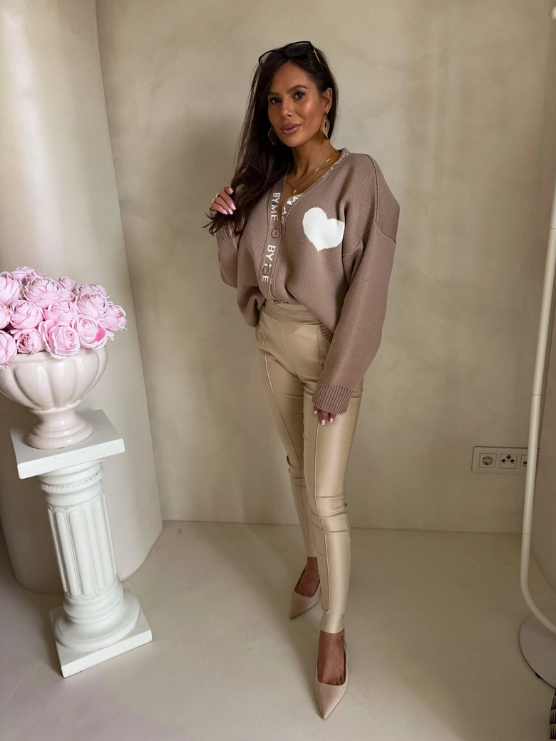 Kardigan SERCA - beżowy