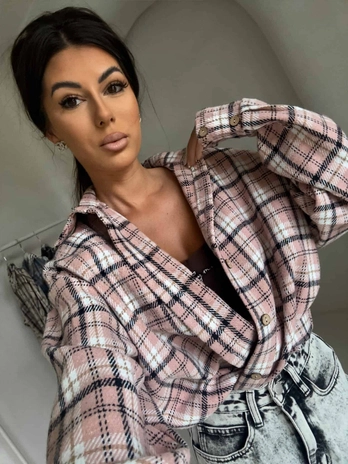 Koszula KRATA - puder