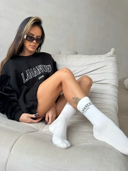 Skarpety STUDIO ecru/czarne SK19274