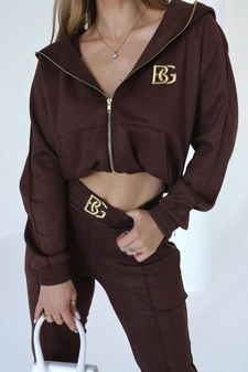 Dres damski BG New essential | czekolada