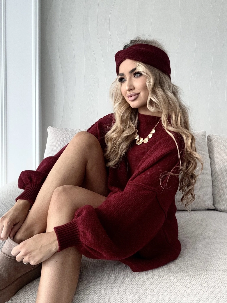 Opaska CATI - bordo BYME18572