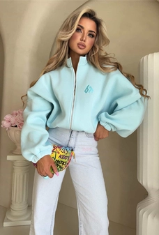 Bluza BESTIE - turkusowa