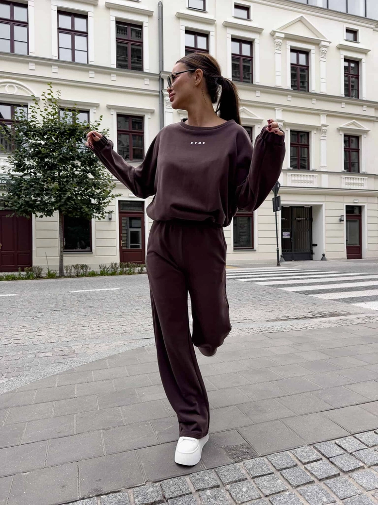 Komplet SYDNEY - czekoladowy