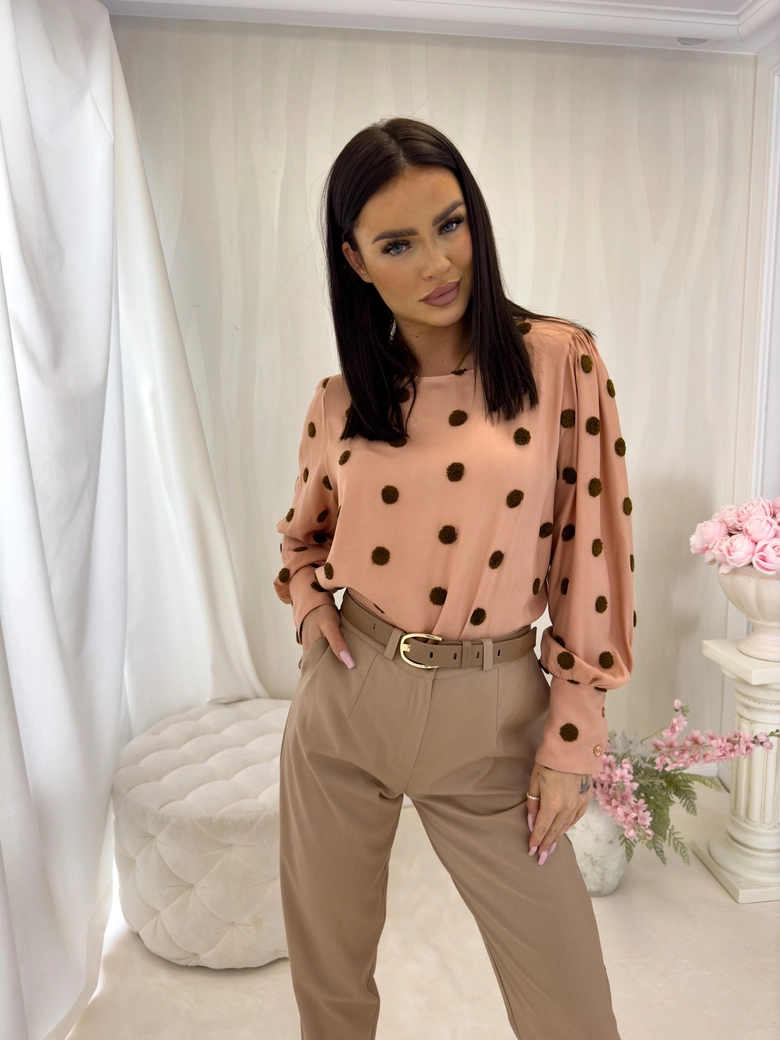 Bluzka LUCA - pudrowy róż C18619