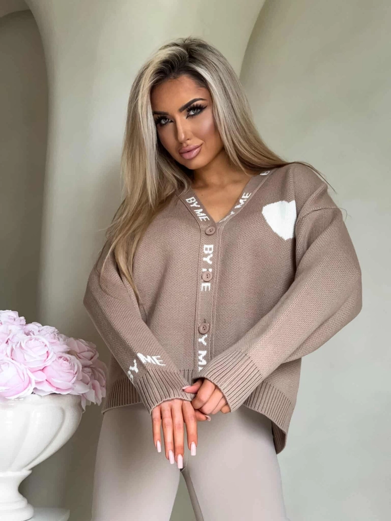 Kardigan SERCA - beżowy