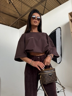 Tshirt HUNT czekolada