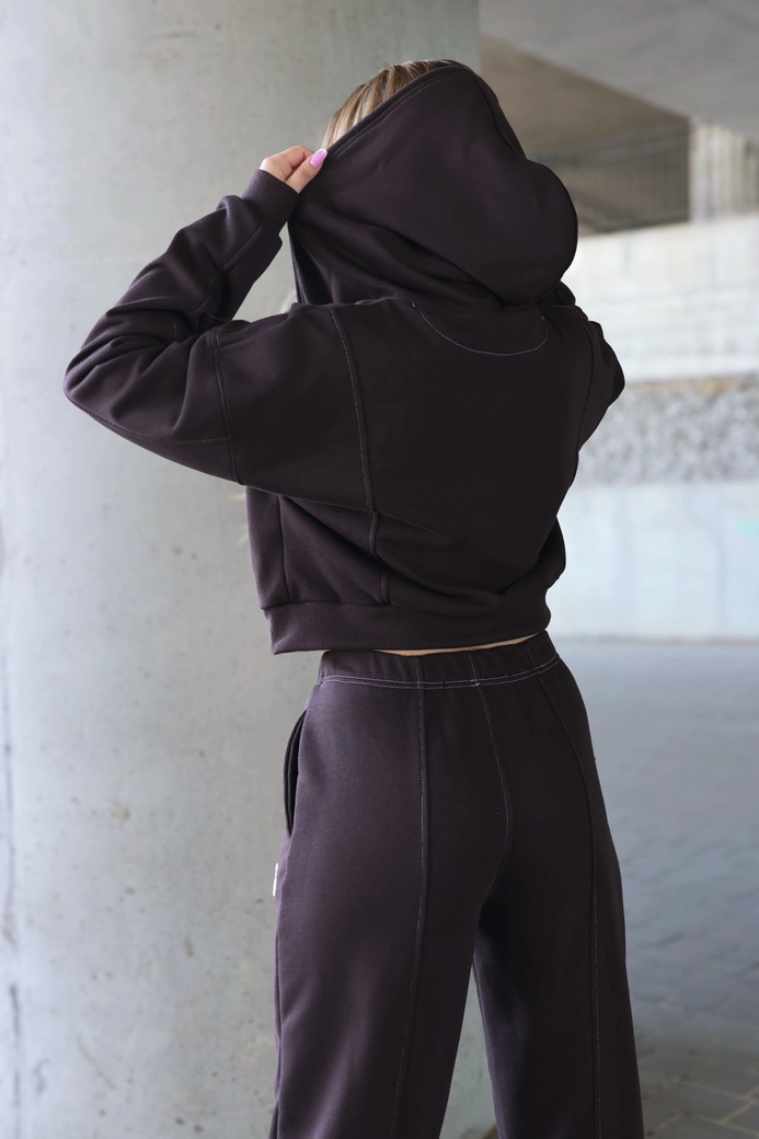 Spodnie damskie BG Bananas | gorzka czekolada