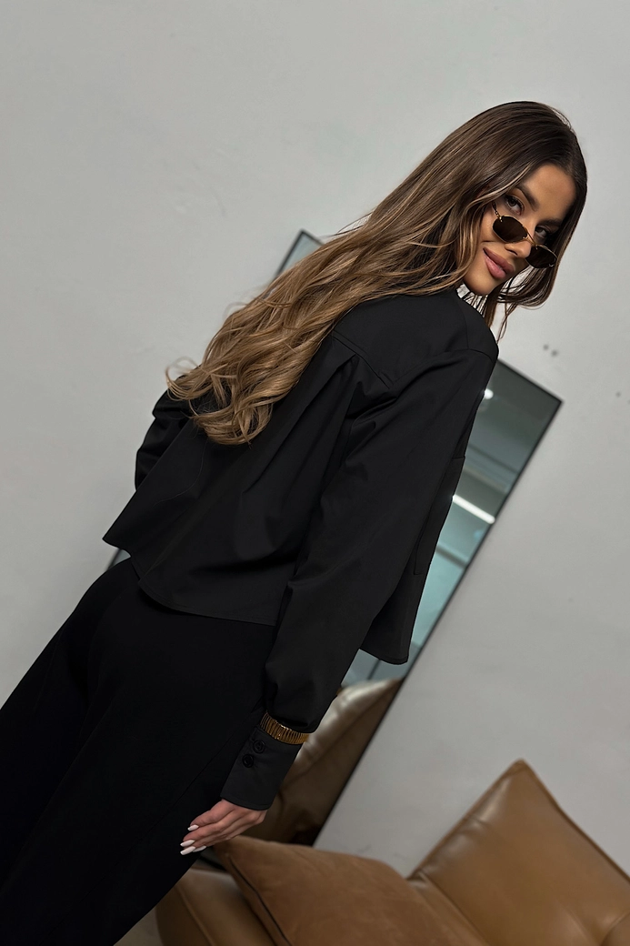 Koszula damska BG Symbiosis | czarny O19318