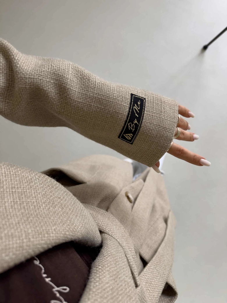 Płaszcz BOSS – beżowy