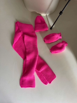 Komplet ALASKA - barbi róż