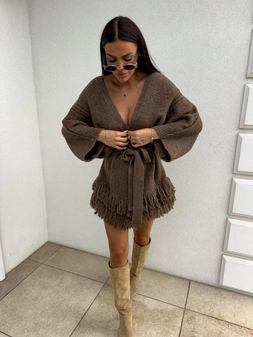 Kardigan ORIANA - czekoladowy