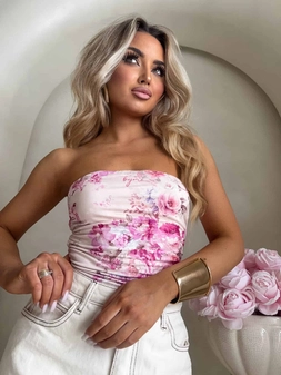 Top MAVEN piwonia - pudrowy róż