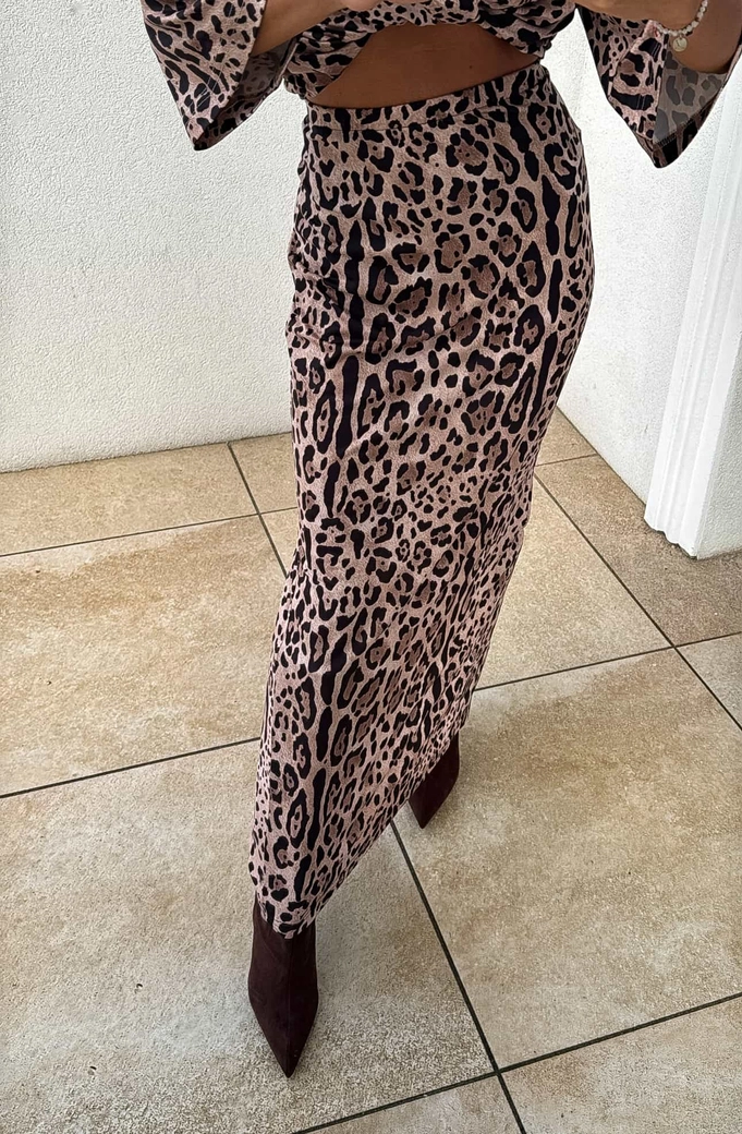 Spódnica VOGUE print – pantera