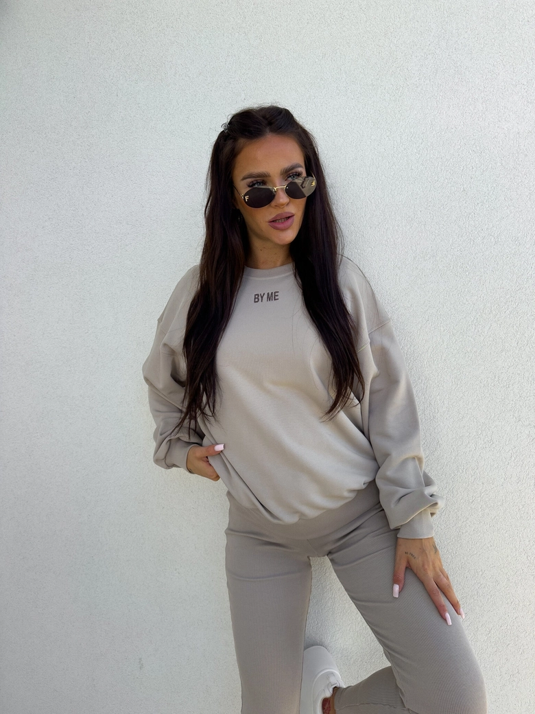 Bluza COTTON - taupe