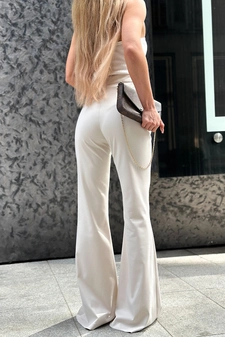 Spodnie damskie BG Fatale | beż T23560