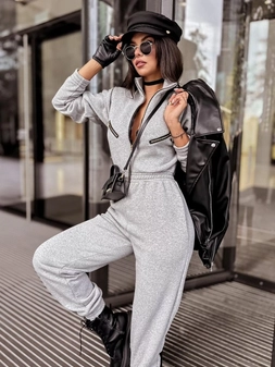 Kombinezon szary melanż Barb B293