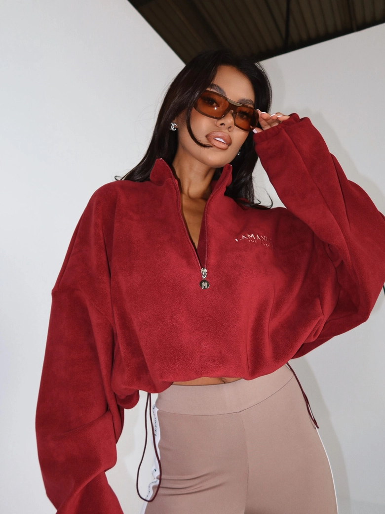 Bluza WARM UP bordo