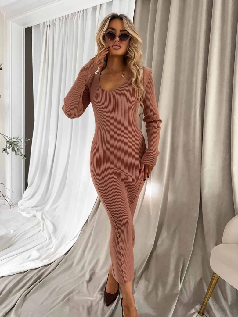 Sukienka LORDIS - carmel