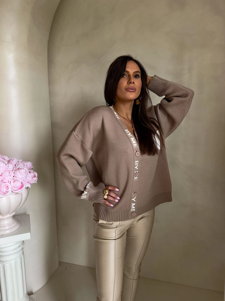Kardigan SERCA - beżowy
