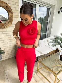 Komplet DELANI ROSE – czerwony