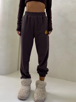 Spodnie DUO – czekoladowe